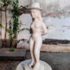 Vintage lady statue