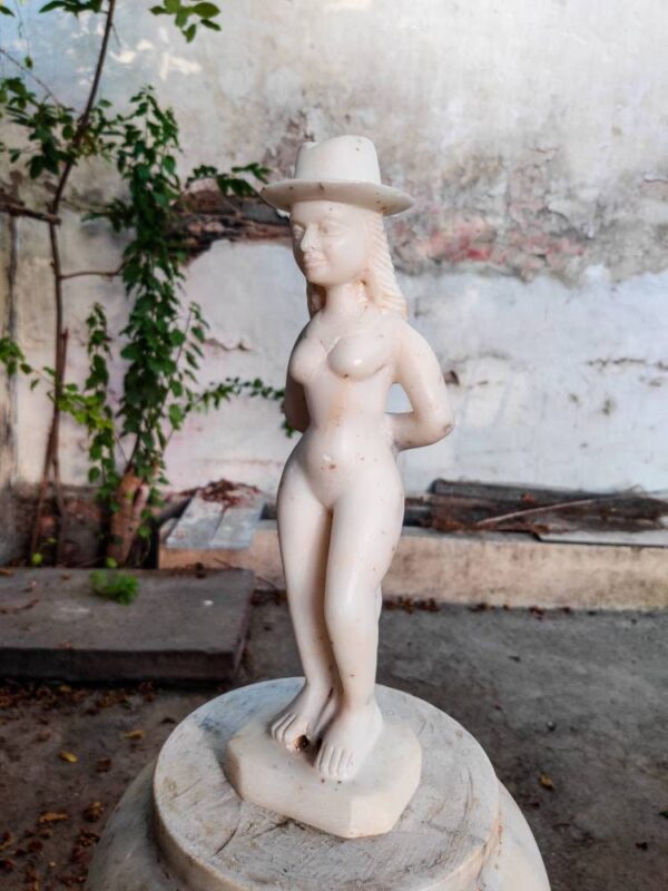 Vintage lady statue