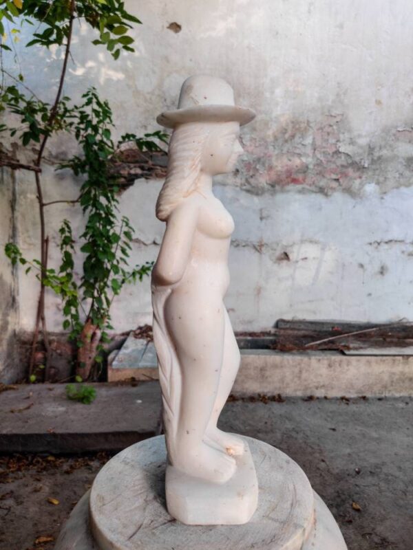 Vintage lady statue