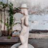 Vintage lady statue