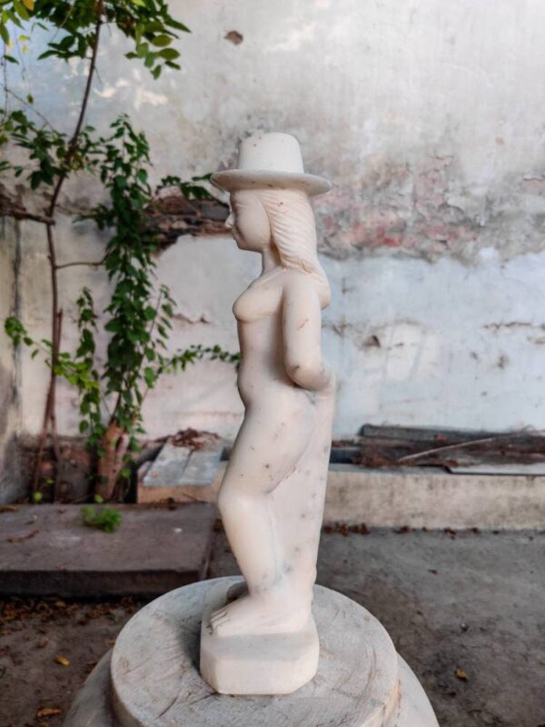 Vintage lady statue