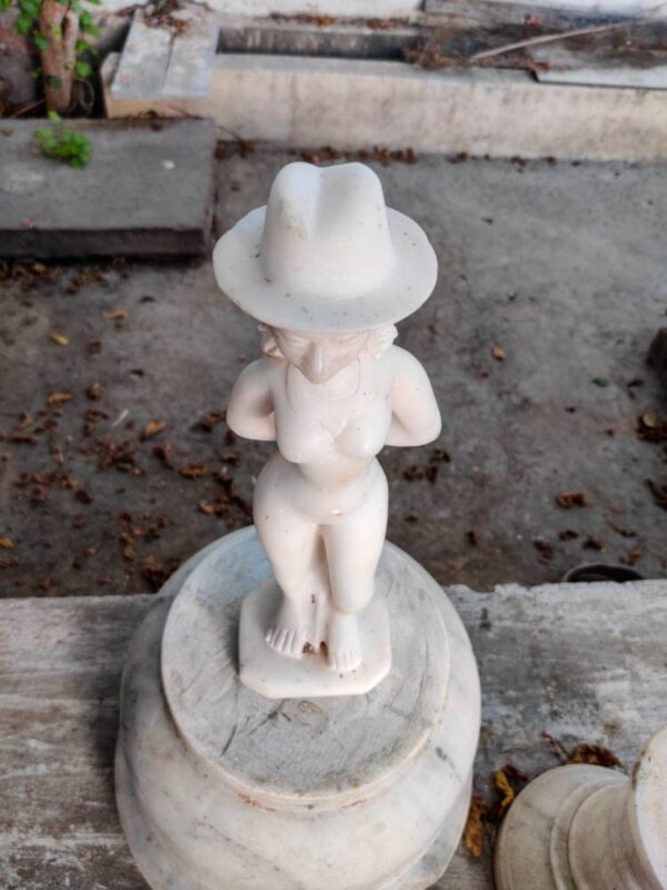 Vintage lady statue