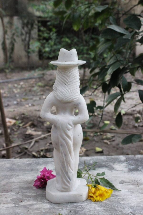 Vintage lady statue