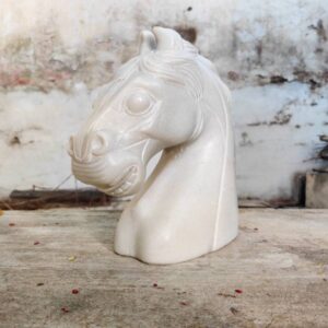 Handmade Solid Marble Horse Sculpture figurine