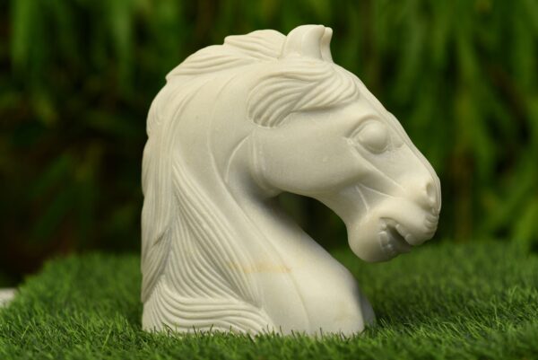 Handmade Solid Marble Horse Sculpture figurine