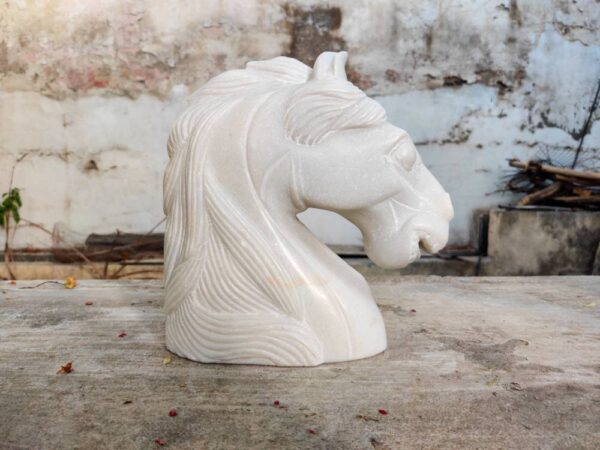 Handmade Solid Marble Horse Sculpture figurine