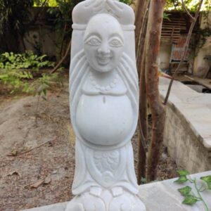 Vintage Marble Buddha Statue