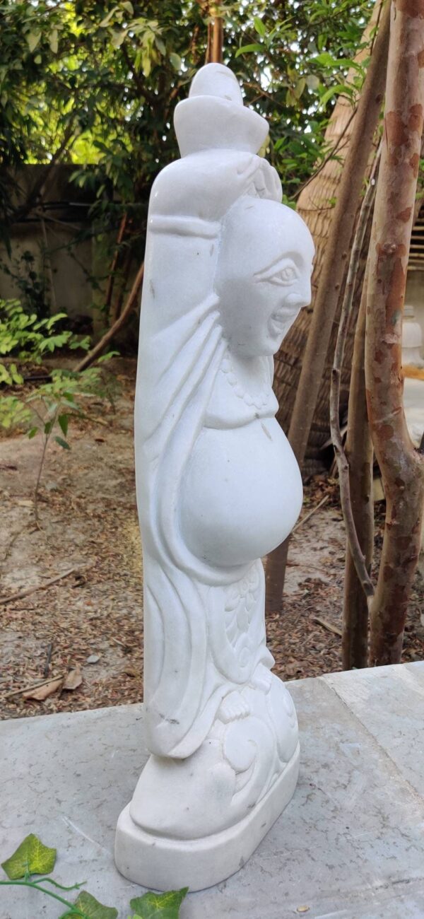 Vintage Marble Buddha Statue