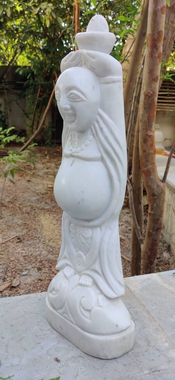 Vintage Marble Buddha Statue