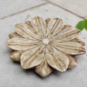 Stone Patina Flower Bowl