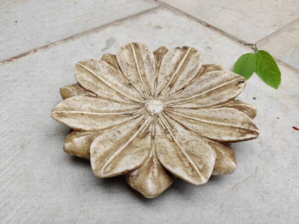 Stone Patina Flower Bowl