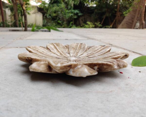 Stone Patina Flower Bowl