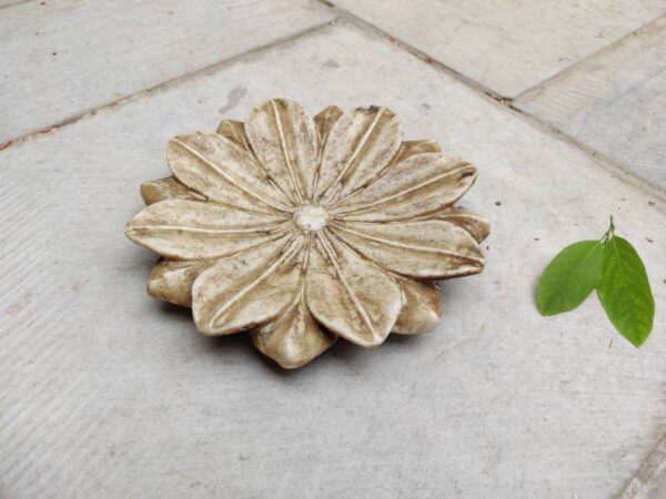 Stone Patina Flower Bowl