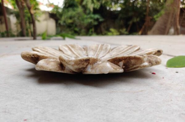 Stone Patina Flower Bowl