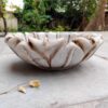 Stone Patina Flower Bowl