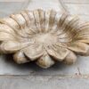 Jumbo Size Stone Patina Flower Bowl