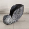 Natural black stone bowl