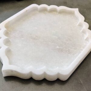 Decorative marble handmade tray