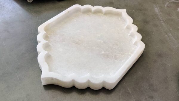 Decorative marble handmade tray