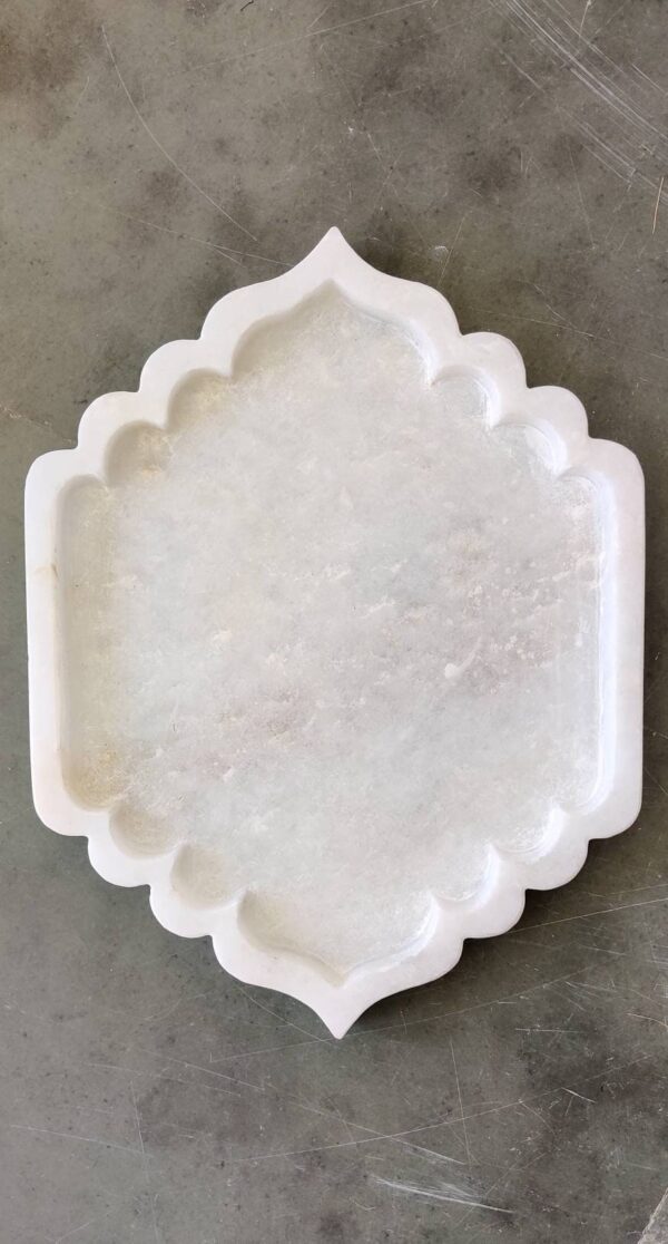 Decorative marble handmade tray