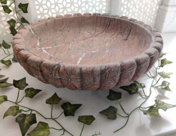 Natural matte finish vintage bowl