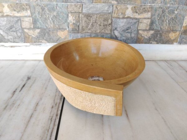 Marble counter basin