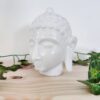 Marble hand carved buddha head