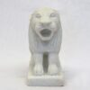 small marble handmade lion statue