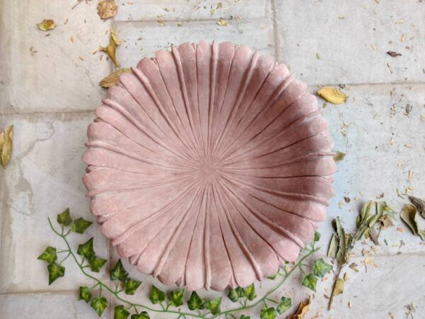 Jumbo size Patina Marble flower bowl