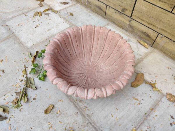 Jumbo size Patina Marble flower bowl