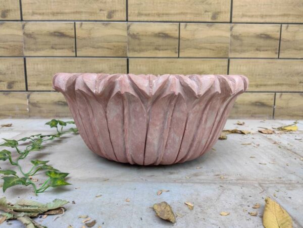 Jumbo size Patina Marble flower bowl