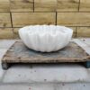 Jumbo Decorative Marble Scallop Bowl