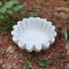 Jumbo Decorative Marble Scallop Bowl