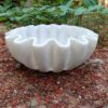 Jumbo Decorative Marble Scallop Bowl