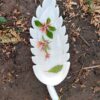 Leaf design marble hand carved bowl