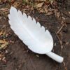 Leaf design marble hand carved bowl