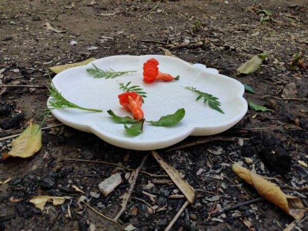 Decorative Marble flower tray