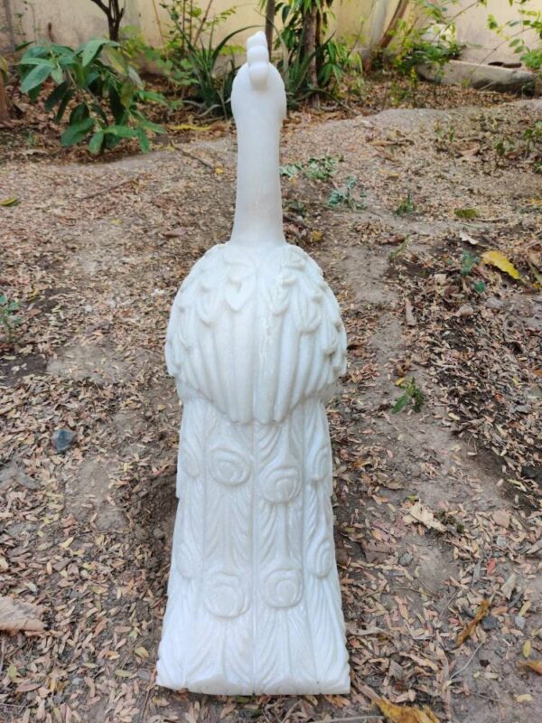 Marble Peacock statue