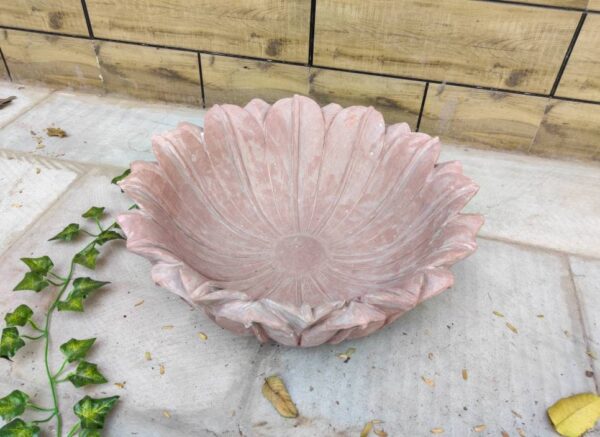 Jumbo size Patina Marble flower bowl