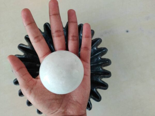 White Marble Polished Ball