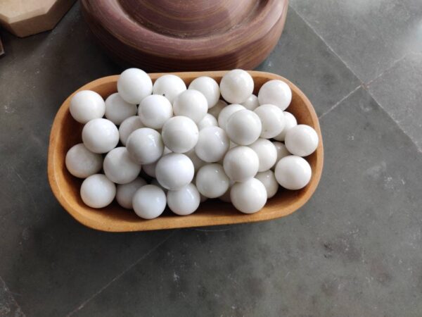 White Marble Polished Ball