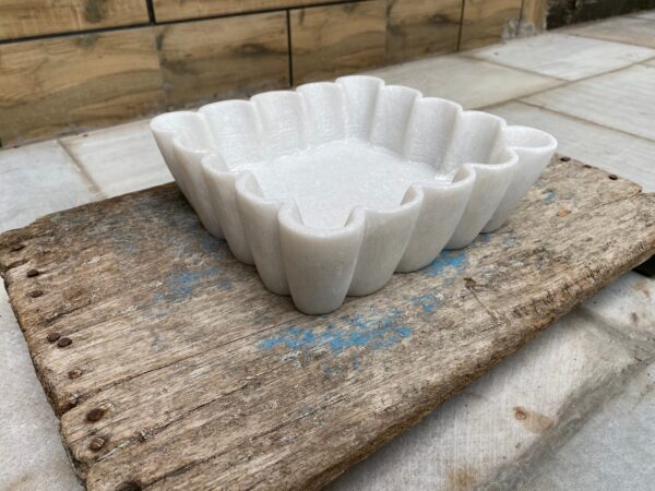 Natural Hand Carved Marble Bowl