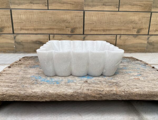 Natural Hand Carved Marble Bowl