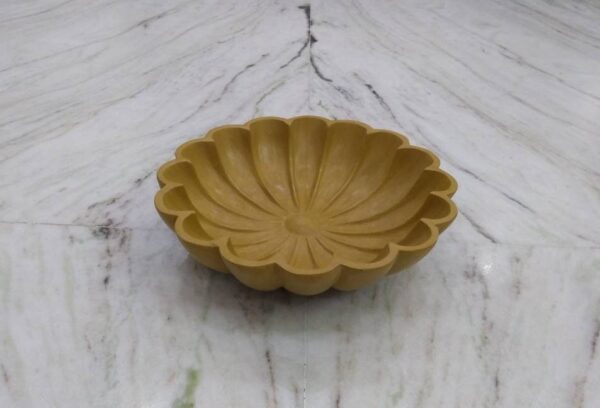 Decorative Marble Flower Bowl