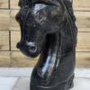 Vintage marble hand carved horse statue