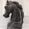 Vintage marble hand carved horse statue