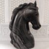 Vintage marble hand carved horse statue