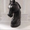 Vintage marble hand carved horse statue