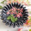 Decorative Ruffled Marble Bowl