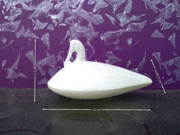 Decorative marble floating duck